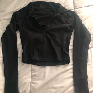 Black Women's Long Sleeve Top